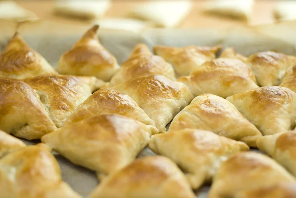 stock image Midle Asian pies with meat, samsa.