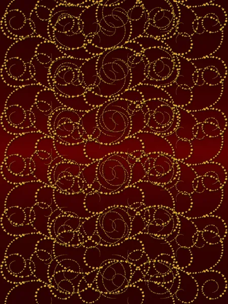 Золото з темно-червоним вінтажним фоном — стокове фото