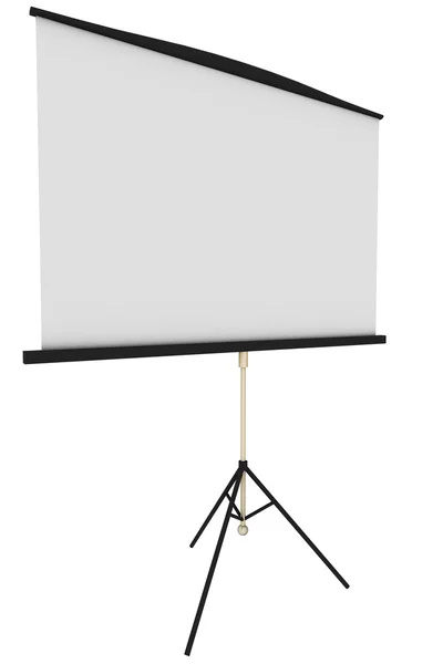 Stock image Blank portable projector screen