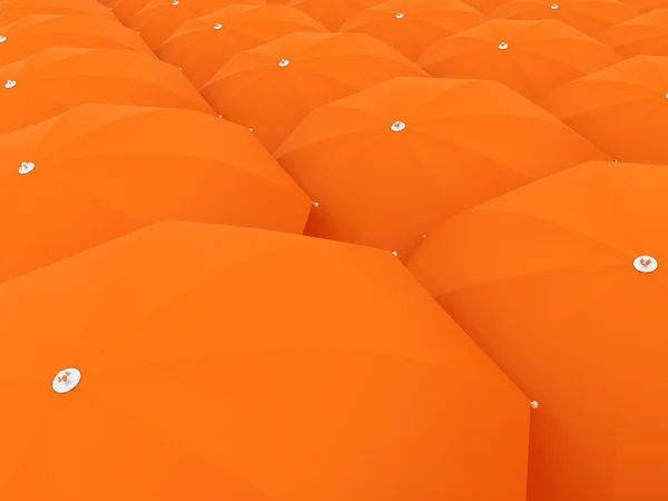 Masivní oranžové deštník Royalty Free Stock Fotografie