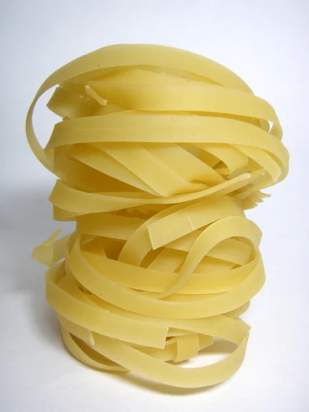 Egg pasta. Egg noodles. — Stock Photo, Image