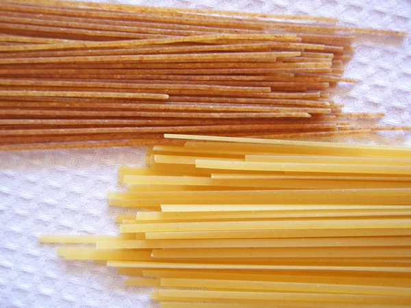 Egg pasta. Egg noodles. — Stock Photo, Image