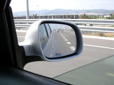 Rearview. clipart