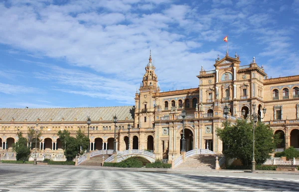 Площадь Испании в Севилье, Андалусия, Испания — стоковое фото