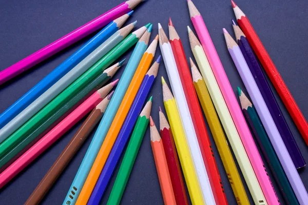 Multicoleres ceruzák. — Stock Fotó