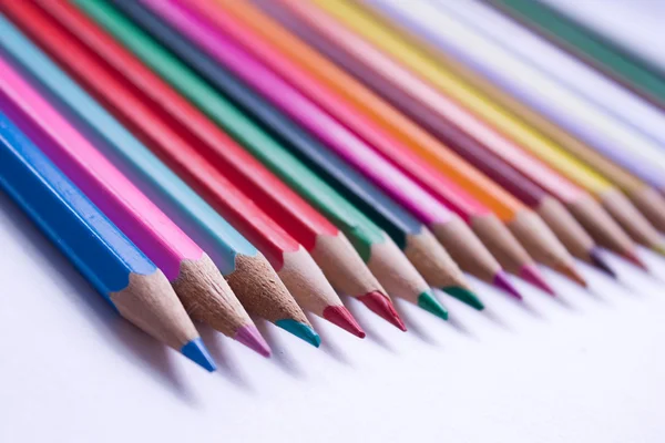 Multicoleres ceruzák. — Stock Fotó