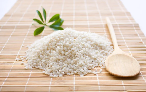 Grains de riz blanc — Photo