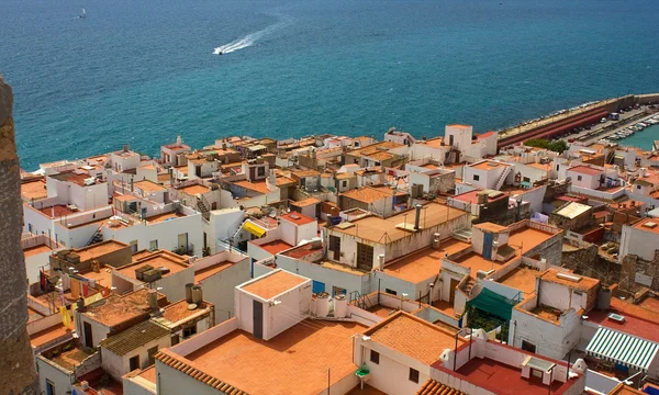 stock image Coastal Spanish town.