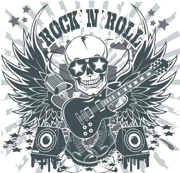 Rock n roll symbole — Image vectorielle