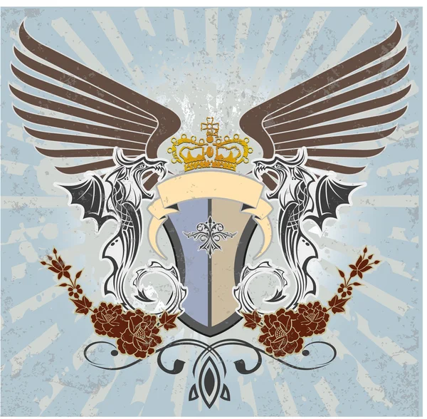 ベクトルの紋章 — ストックベクタ