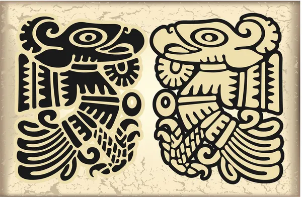 Орнамент в стилі майя — стоковий вектор