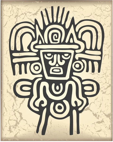Ornamento in stile Maya — Vettoriale Stock