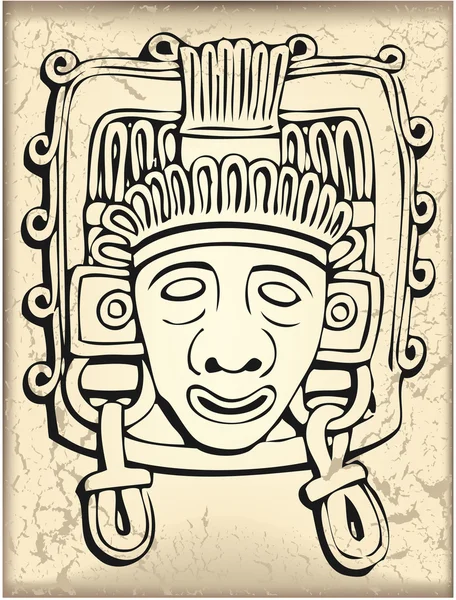 Στολίδι στο στυλ των Μάγια — Διανυσματικό Αρχείο