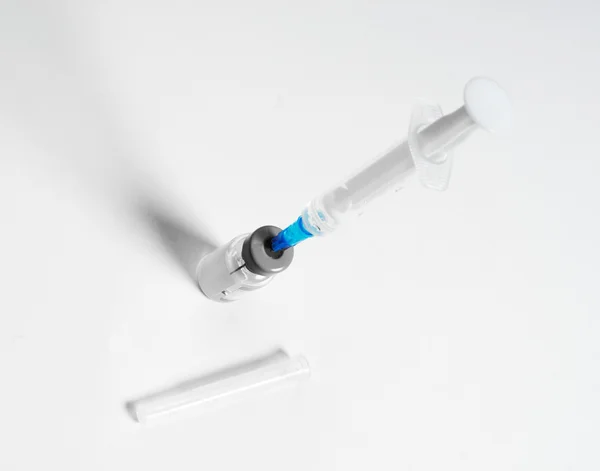 stock image Syringe and glass vial