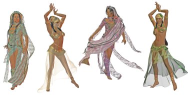 Bellydancer clipart