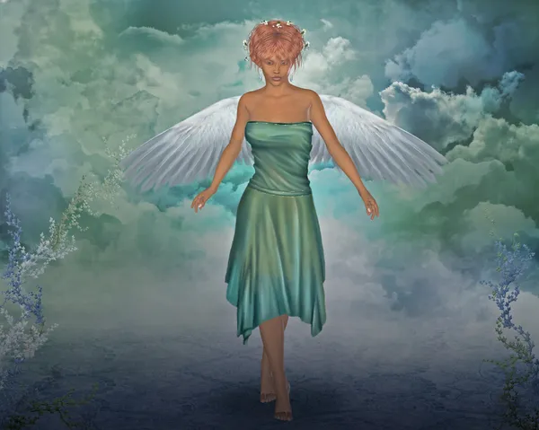 Engel im Himmel — Stockfoto