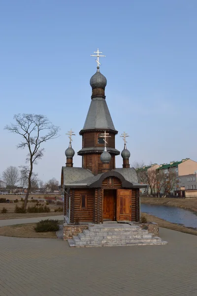 Hölzerne Kapelle des heiligen großen Märtyrers Varvara. — Stockfoto