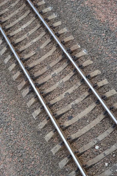 Die lange Eisenbahn. — Stockfoto