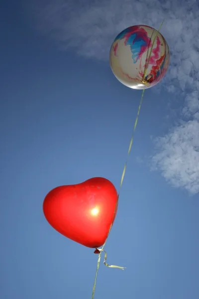 stock image Balloons in the sky.