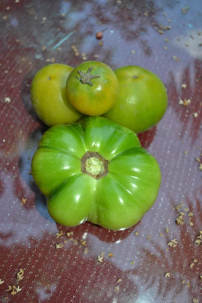 Pomodori verdi . — Foto Stock