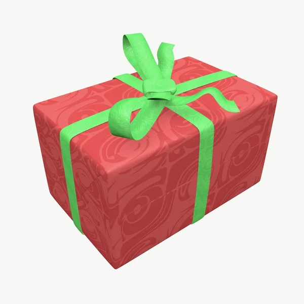Kotak hadiah merah — Stok Foto