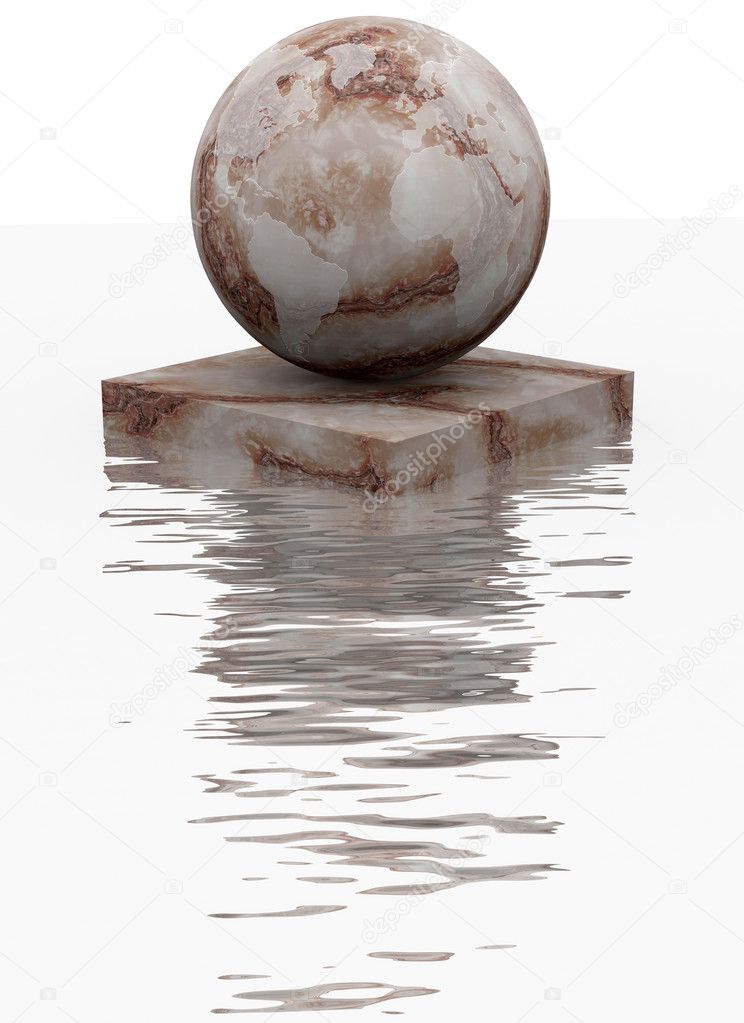 Marble sphere