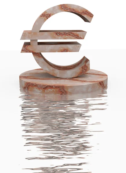 Marble Euro — Stock Photo, Image