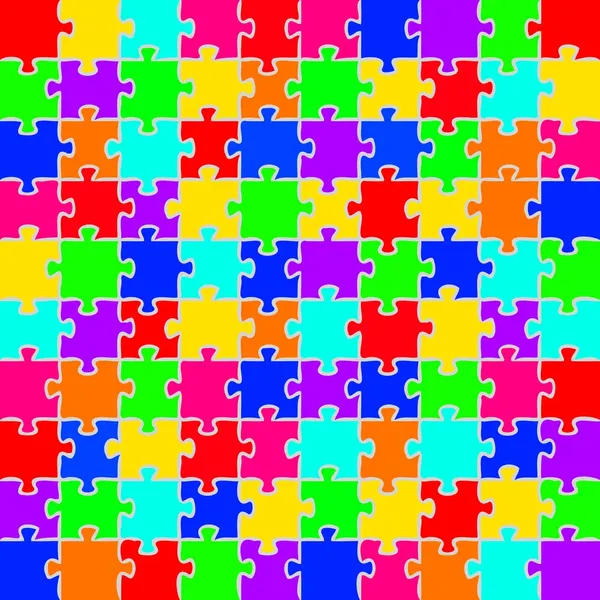 Цветные головоломки — стоковый вектор
