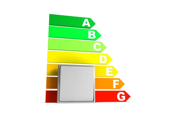 stock image Energy efficiency scale