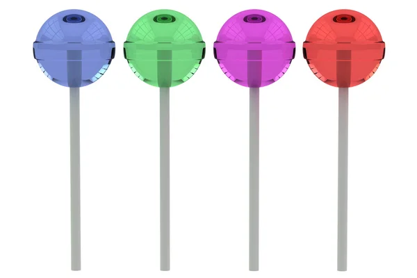 3d lollypops — Stock Photo, Image