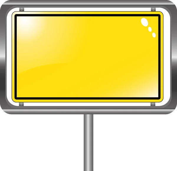 Ilustração de um sinal de nome de lugar — Fotografia de Stock