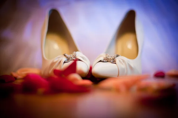 Свадебные туфли Стоковое Фото