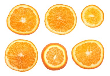 taze portakal dilimleri
