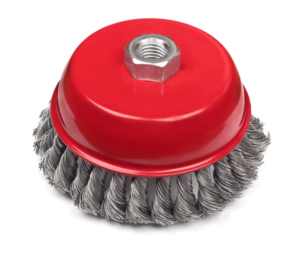 Red cup brush — Stock Photo, Image