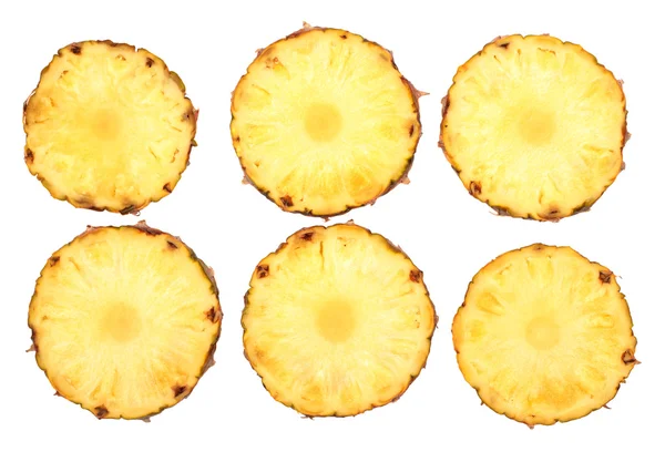 Verse ananas segmenten — Stockfoto