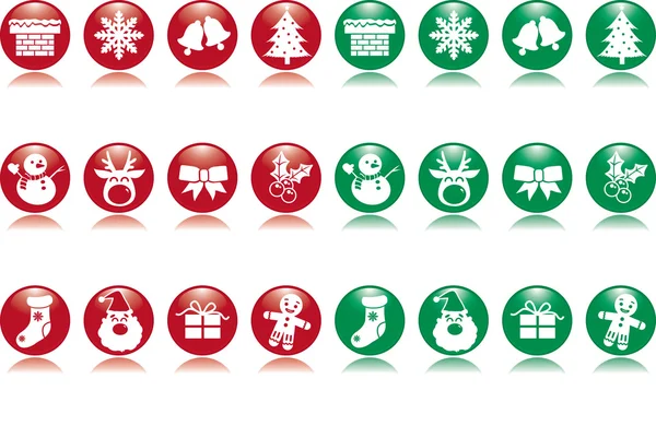 Icono de bola de Navidad Vectores de stock libres de derechos