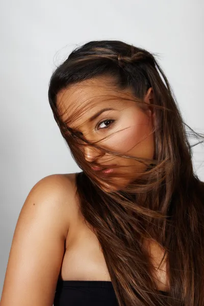 Bela jovem de etnia latina — Fotografia de Stock