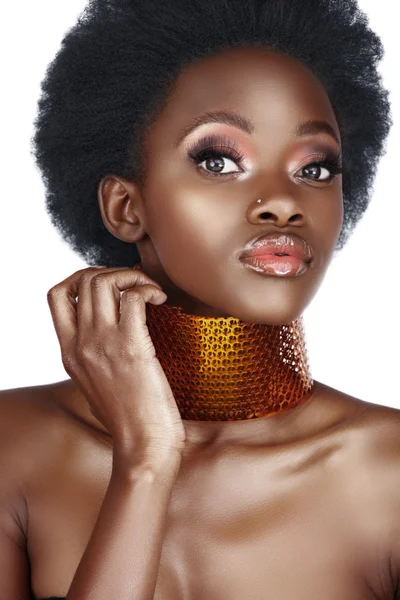 Krásná africká žena — Stock fotografie