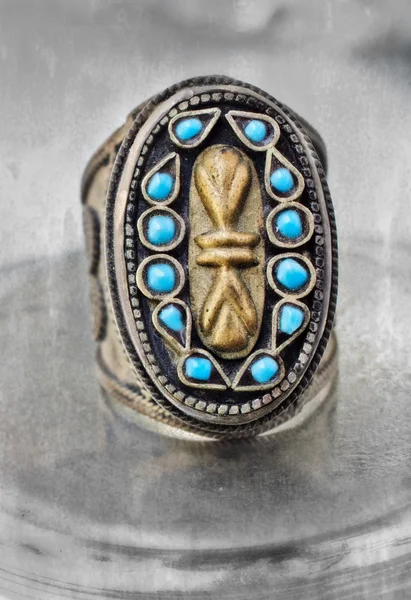 Turecká tribal prsten — Stock fotografie