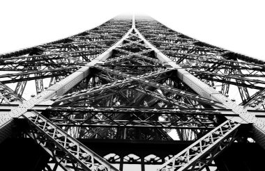 Close-up design of Eiffel Tower clipart