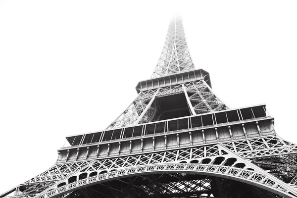 Eiffeltornet i gråskala — Stockfoto
