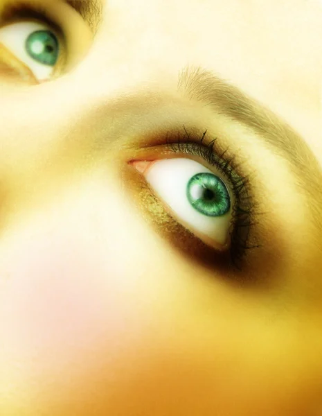 Ojos verdes —  Fotos de Stock
