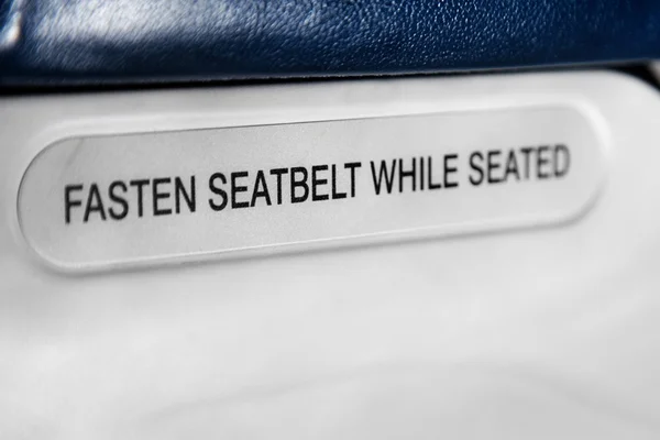 Signe ceinture de sécurité — Photo
