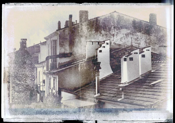 Grunge Town Vintage Hintergrund — Stockfoto