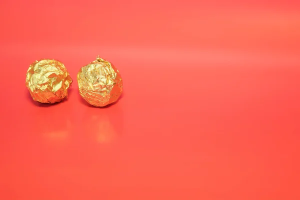 Chocolats sur rose — Photo