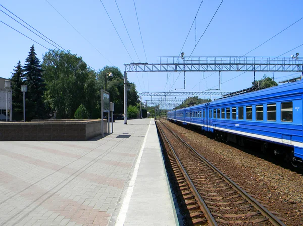 Järnvägsstation Stockfoto