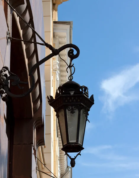 stock image Hanging lantern on the wall