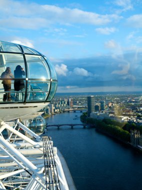 London Eye, London. clipart