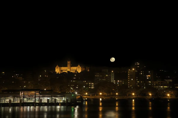 stock image Night view of Manly, Sydney