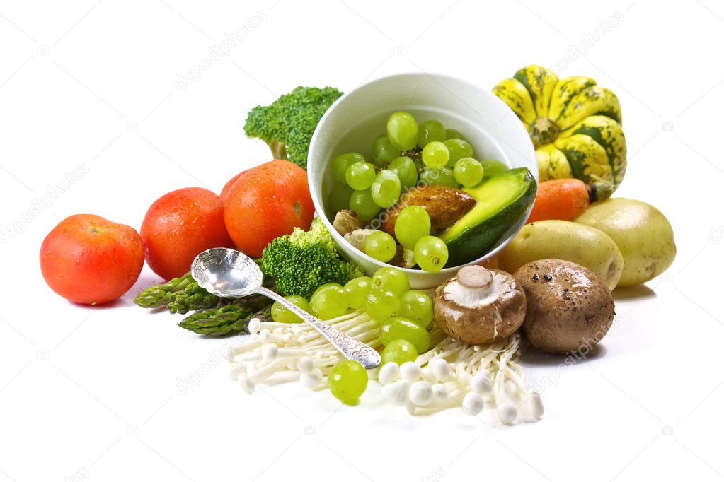 Vegetables and fruit